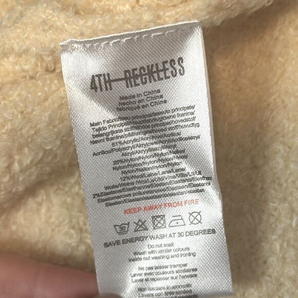 4th & Reckless - Kairo Bell Sleeve Bouclé Sweatshirt (New from Nordstrom) sz L - Picture 10 of 10